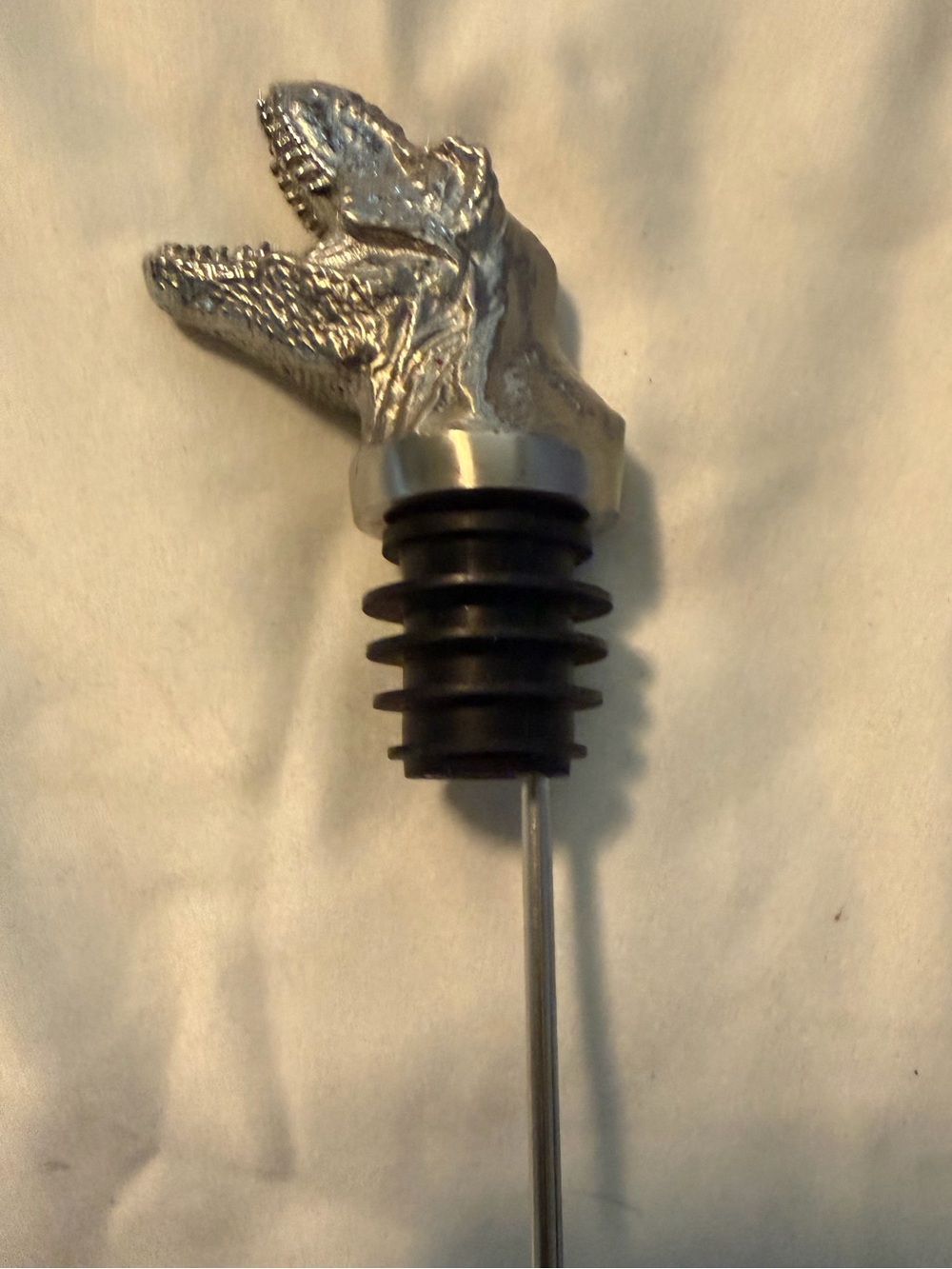 NWOT Menagerie T Rez Bottle Pourer - Decorative Bar Accessory